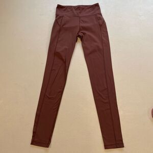 Aeropostale High Rise Leggings Women’s Small Burgundy Active Stretch